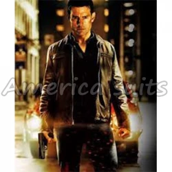 Tom Cruise Jack Reacher Movie Leather Jacket