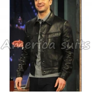 Justin Randall Timberelake Hollywood Celebrity Leather Jacket