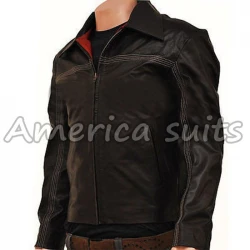 Transformers 3 Bomber Leather Jacket Transformers 3 Bomber Leather Jacket