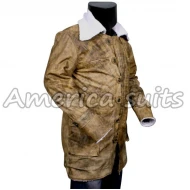 The Dark knight Rises Bane Long Leather Coat
