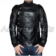 The Avengers Bucky Barnes Leather Jacket