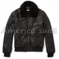 Mens Aviator Bomber Jacket