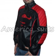 New Superman Cool Colors Black And Red Leather Jackets