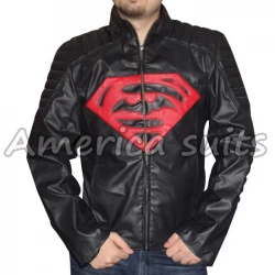 Superman Vs Batman Double Logo ILeather Jacket