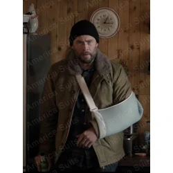 Chris Hemsworth Extraction 2 Shearling jacket Chris Hemsworth Extraction 2 Shearling jacket