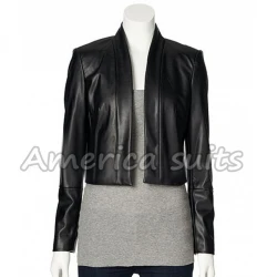 Dana Buchman Black Cropped Jacket