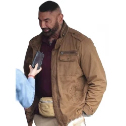 Dave Bautista My Spy 2 Brown Jacket