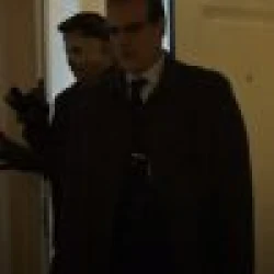 David Harbour No Sudden Move Matt Wertz Coat