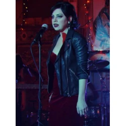 Daybreak Krysta Rodriguez Motorcycle Leather Jacket