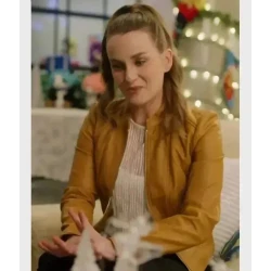 Destination Christmas Eva Tavares Leather Jacket