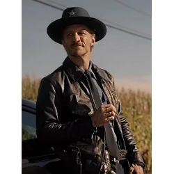 Devil in Ohio Sheriff Wilkins Leather Jacket Devil in Ohio Sheriff Wilkins Leather Jacket