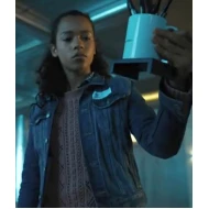 Taylor Russell Escape Room 2 Denim Jacket