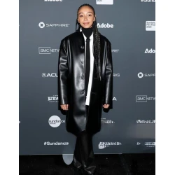 Earth Mama 2023 Savanah Leaf Leather Coat