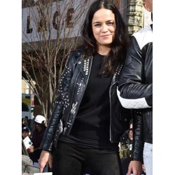 F9 Letty Ortiz Leather Studded Jacket