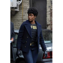 FBI S05 Tiffany Wallace Blue Peacoat FBI S05 Tiffany Wallace Blue Peacoat