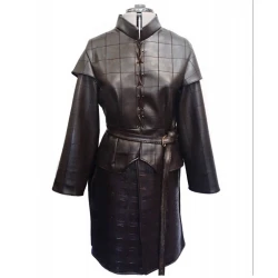 Game of Thrones Season 8 Arya Stark Leather Coat