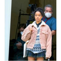 Gossip Girl 2021 Zoya Lott Sherpa Jacket