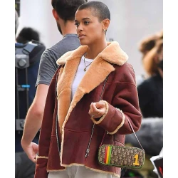 Gossip Girl Julien Calloway Shearling Jacket