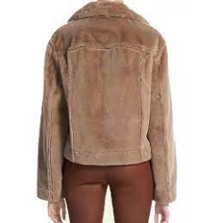 Gossip Girl Luna La Faux Fur Trucker Jacket