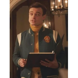 Gossip Girl S02 Max Wolfe Green Bomber Jacket Gossip Girl S02 Max Wolfe Green Bomber Jacket