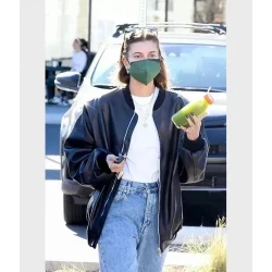 Hailey Bieber Bomber Jacket