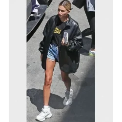 Hailey Bieber Oversized Jacket