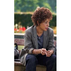 Sophie Okonedo Heart of Stone 2023 Grey Coat