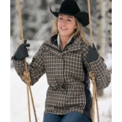 Heartland Amy Fleming Checkered Brown Jacket Heartland Amy Fleming Checkered Brown Jacket