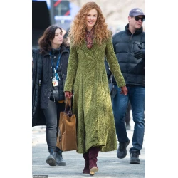 Holland Michigan Nicole Kidman Green Coat