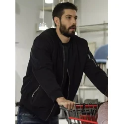 In The Dark Casey Deidrick Bomber Jacket