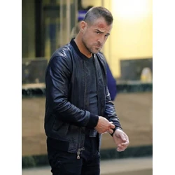 Jack Dalton MacGyver Black Bomber Jacket Jack Dalton MacGyver Black Bomber Jacket