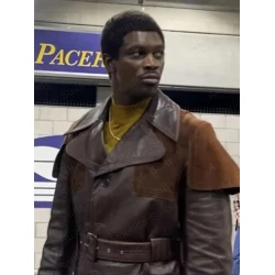 Jim Chones Winning Time Leather Coat