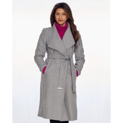 Jolly Good Christmas Reshma Shetty Grey Coat