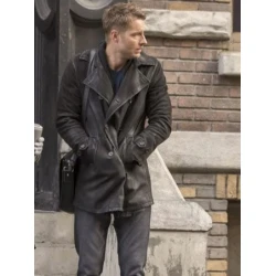 Justin Hartley Leather Short Coat