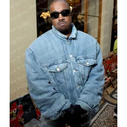 Kanye West New Denim Jacket