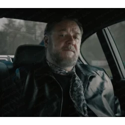 Kraven the Hunter 2023 Russell Crowe Black Jacket