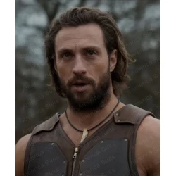 Kraven the Hunter Aaron Taylor Leather Vest