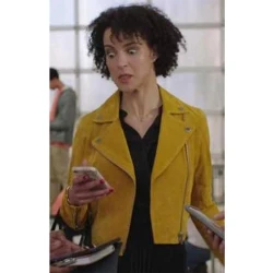 Leah Doz Strays S02 Yellow Suede Jacket