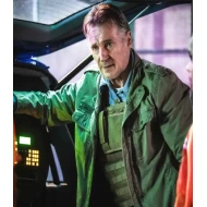 Liam Neeson Cold Storage Green Cotton Jacket