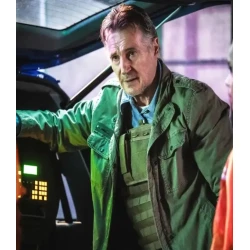 Liam Neeson Cold Storage Green Cotton Jacket