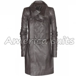 Long Asymmetrical Biker Womens Jacket