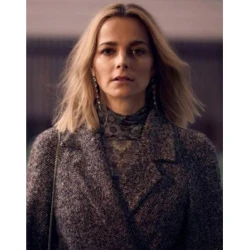 Love Me Bojana Novakovic Wool Grey Coat