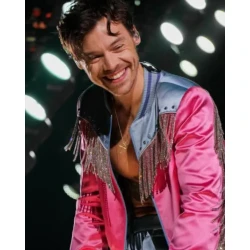 Love On Tour LA 2023 Harry Styles Pink Jacket