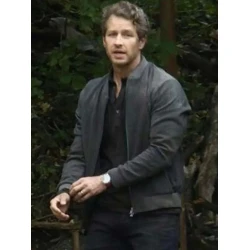 Manifest Ben Stone Bomber Leather Jacket