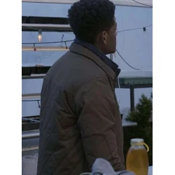 Manifest S04 Adrian Quilted Brown Jacket