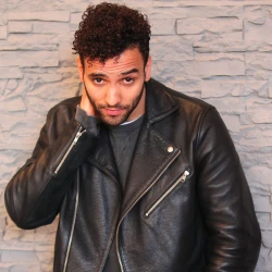 Marwan Kenzari Black Adam Leather Jacket