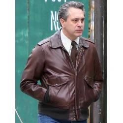 Matty Dunne The Crowded Room S01 Brown Leather Jacket