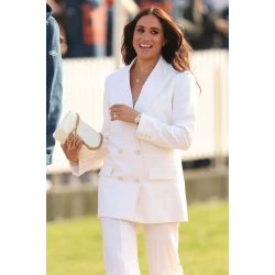 Meghan Markle White Suit