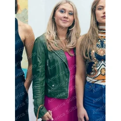 Mia Thorstensson Barracuda Queens 2023 Leather Jacket