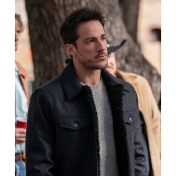 Roswell, New Mexico S03 Kyle Valenti Black Cotton Jacket